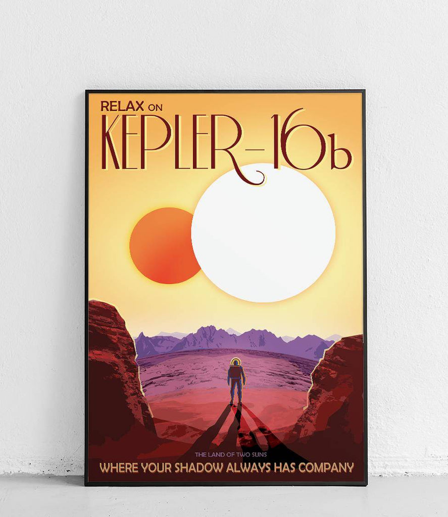 Planet Kepler-16b - poster