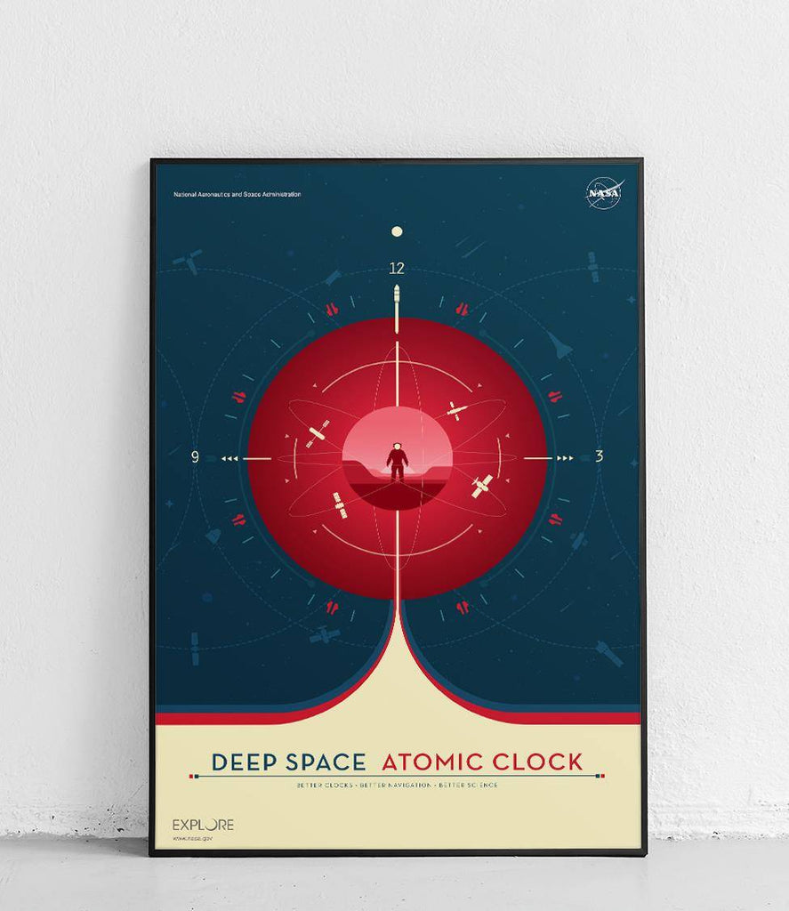 Atomic Clock - Poster - Red