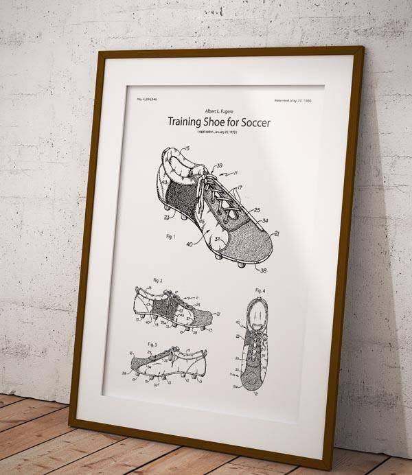 Soccer shoe - poster