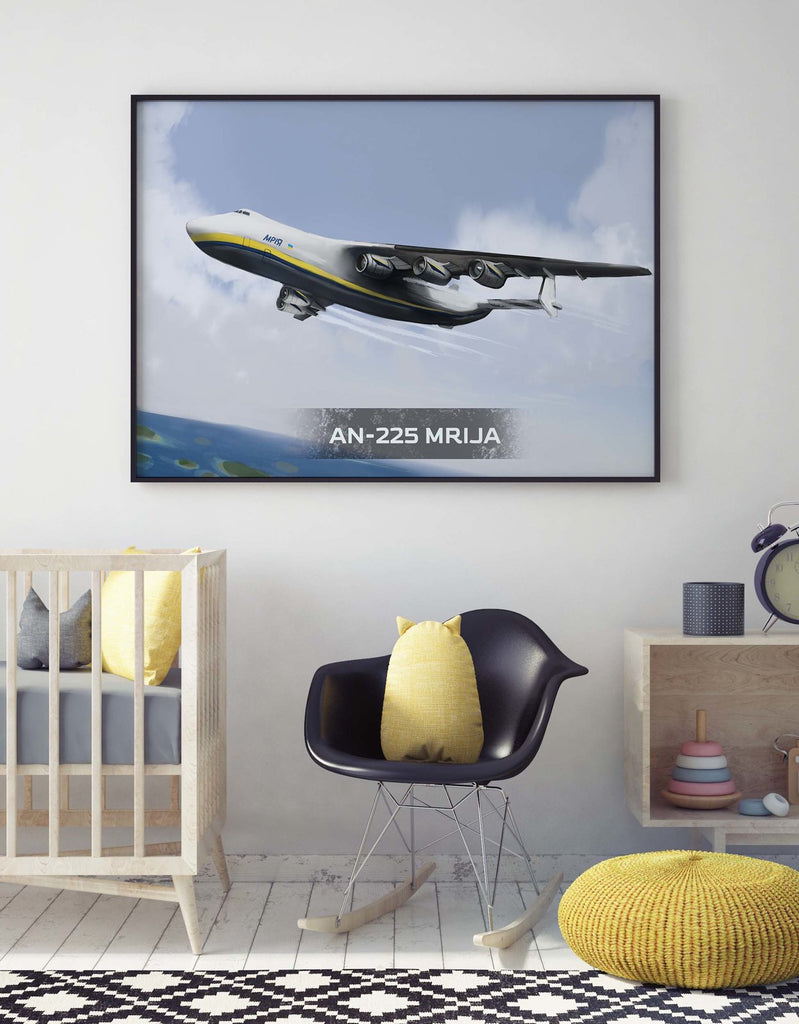 Antonov An-225 Mrija plane - poster