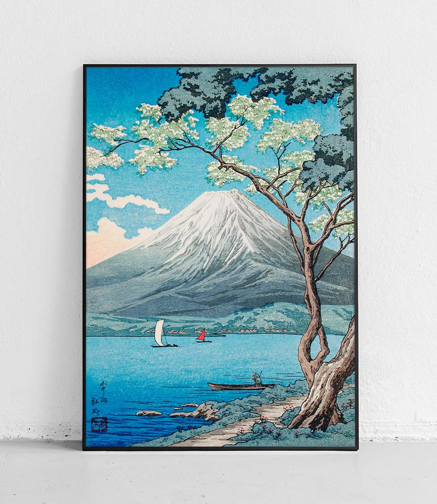 Mount Fuji from Lake Yamanaka - poster